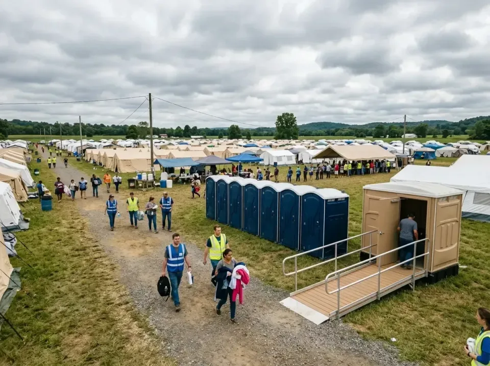disaster-relief-camp-restrooms-010 — frequently asked questions, Dumpster & Portable Bathrooms Rental in Helena Valley West…